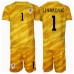 Kroatia Dominik Livakovic #1 Keeper Hjemmedraktsett Barn EM 2024 Kortermet (+ Korte bukser)